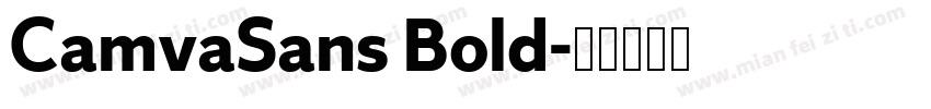 CamvaSans Bold字体转换